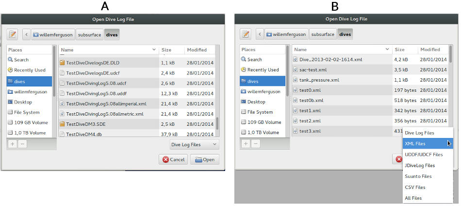 FIGURE: Import dialogue: step 1