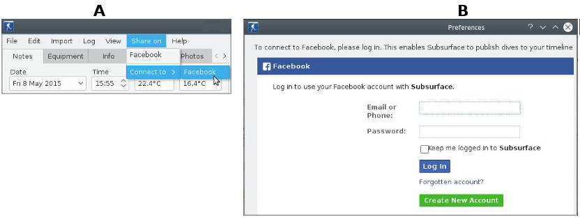 Figuur: Facebook login