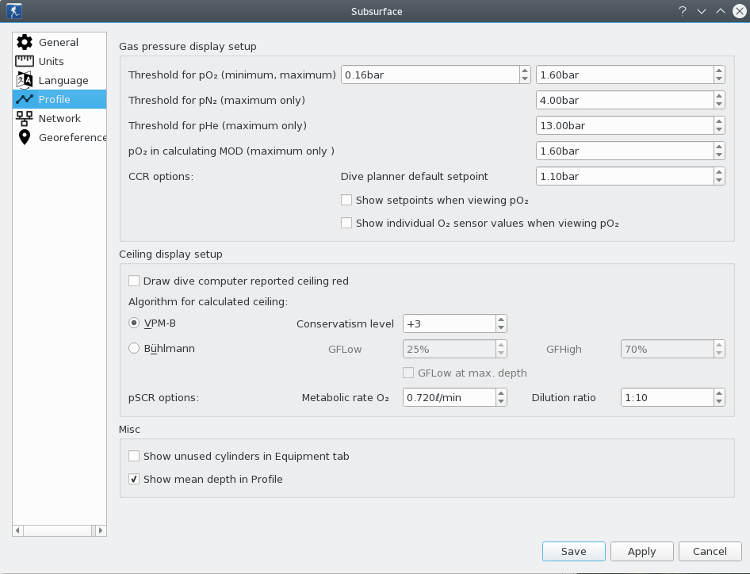 FIGURE: Preferences Graph page