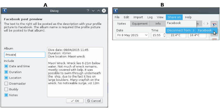 Figure: Facebook data submission