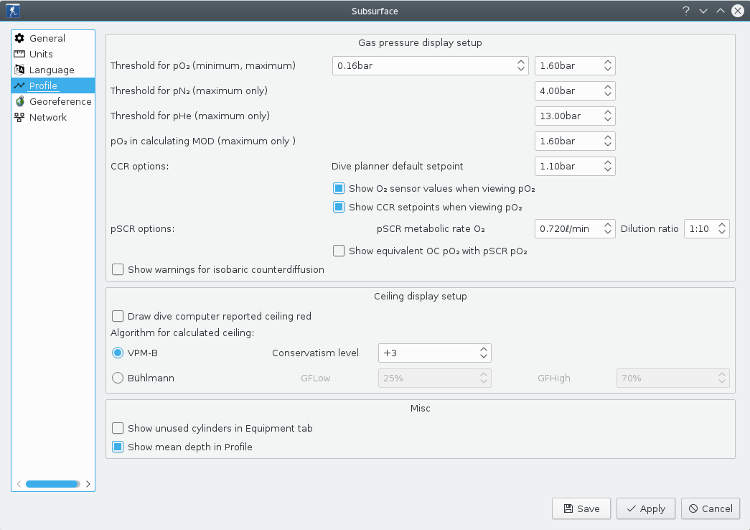 FIGURE: Preferences Graph page