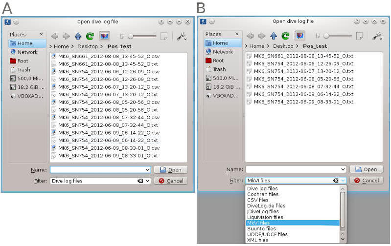 FIGURE: Import dialogue: step 1