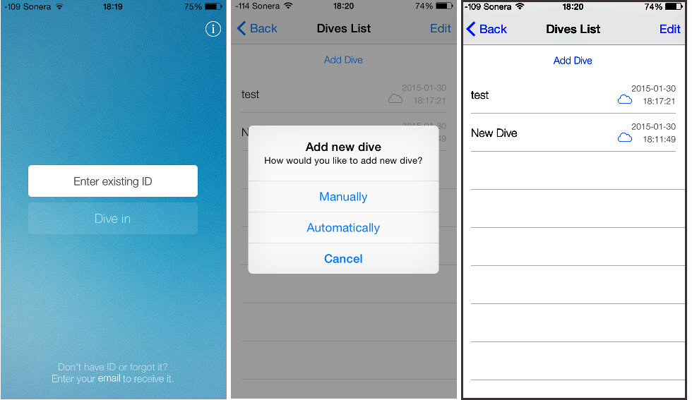 FIGURE: Using iPhone companion application