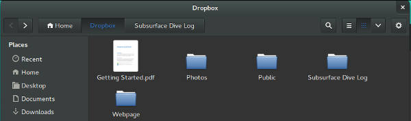 Figuur: Dropbox folder