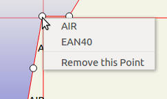 FIGURE: Gas composition context menu