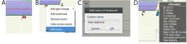 FIGURE: Bookmark dialog