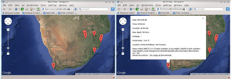Figuur: HTML Map export