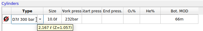 FIGURE: Typing new cylinder name