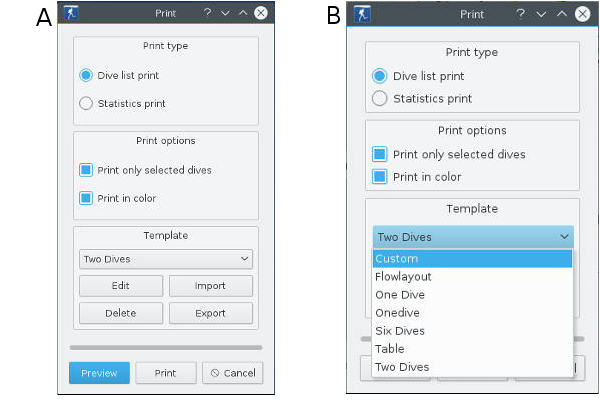 FIGURE: Print dialogue