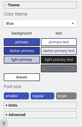 FIGURE: Theme Settings